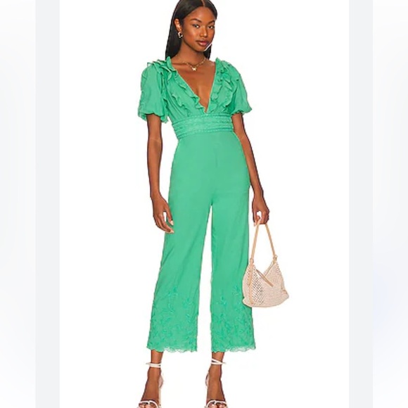 MAJORELLE Pants - Majorelle green jumpsuit size XS